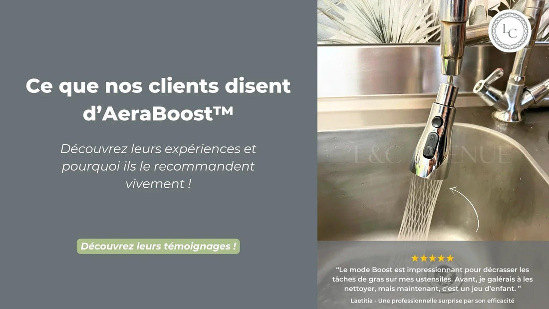 Témoignages et avis clients sur l’efficacité d'une buse à économie d’eau - L&C Avenue