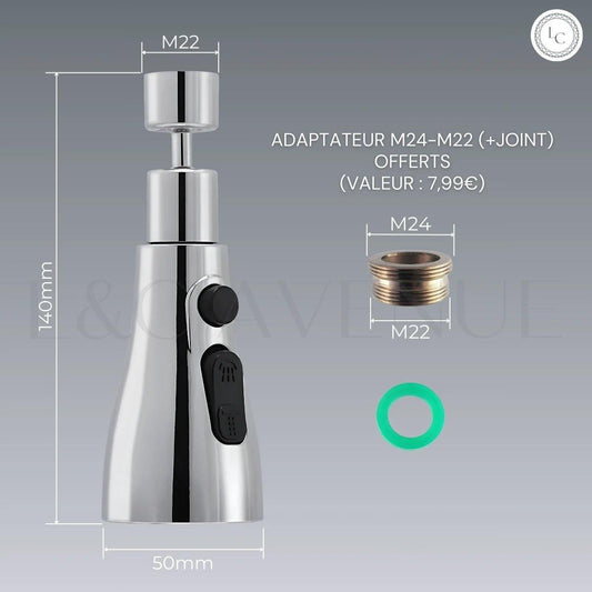 AeraBoost™ - Extension Robinet Cuisine - L&C Avenue